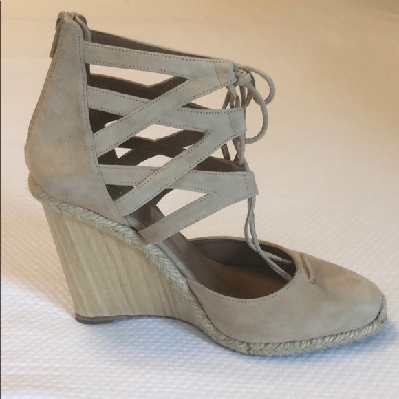 Aquazzura beige wedge SZ 40 - Picture 2 of 8